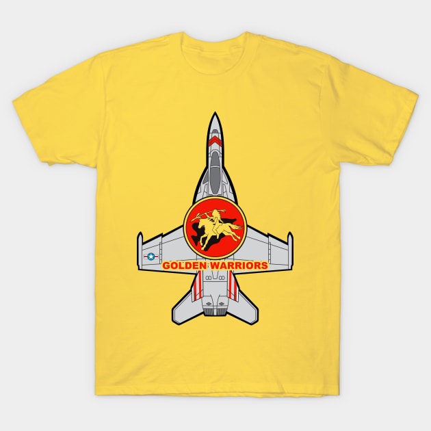 F/A-18 Rhino - Golden Warriors T-Shirt by MBK